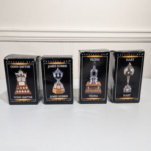 BNIB 2002-2003 Mcdonalds Hockey Trophy Replica Set of 4 trophies